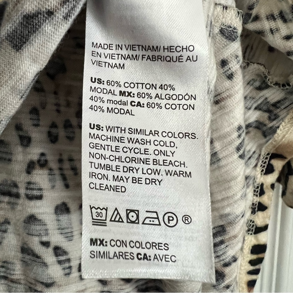 Chico's Leopard Print Tunic in Cream and Brown - Picture 5 of 5